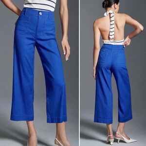 Anthropologie Maeve Colette Pant in a Royal Blue